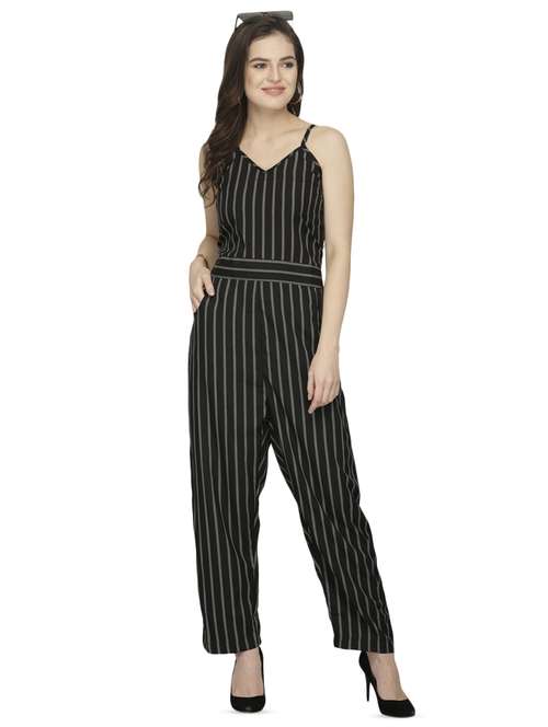 cami neck striped jumpsuit - 16843949 - Very Small Image - 1