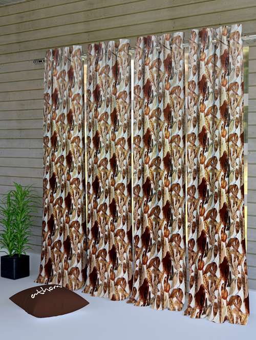 casino polyester door curtain (pack of 4) - 16912697 - Very Small Image - 1