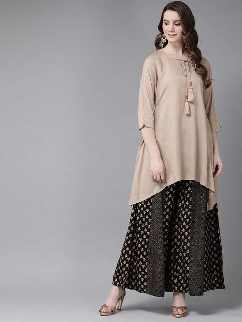 women's asymmetric kurta - 16953130 - Very Small Image - 1