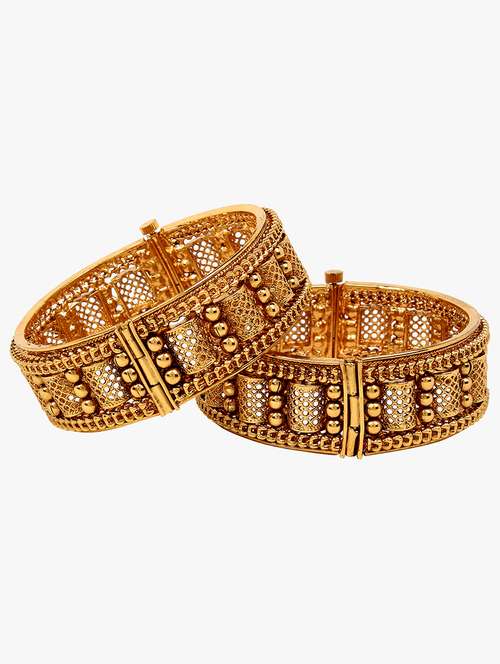 gold plated bangles - 17029741 - Very Small Image - 1