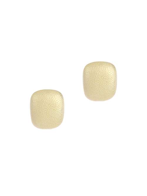 gold metal studs earring - 17041122 - Very Small Image - 1