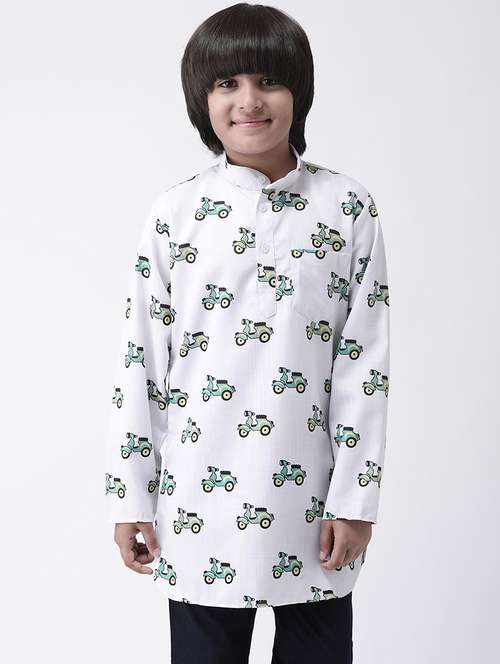 printed cotton kurta set - 17183845 - Very Small Image - 1