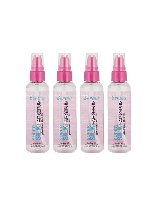 berina super silk hair serum, 60gm, pack of 4 - 17203904 - Very Small Image - 1