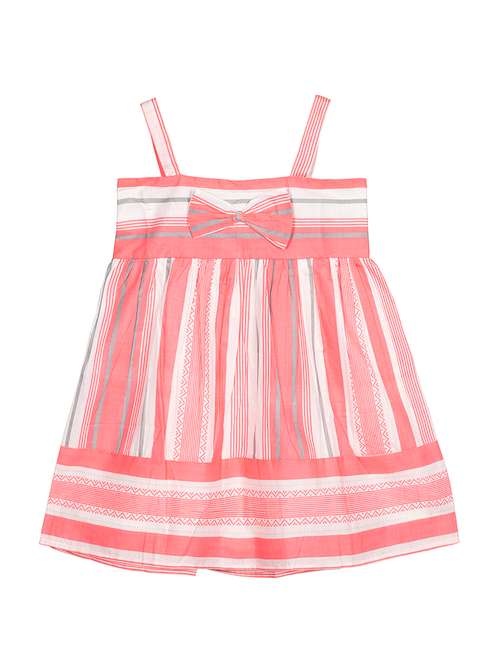 girls shoulder strap sleeveless frock - 17206302 - Very Small Image - 1