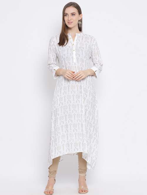 women's asymmetric kurta - 17271792 - Very Small Image - 1