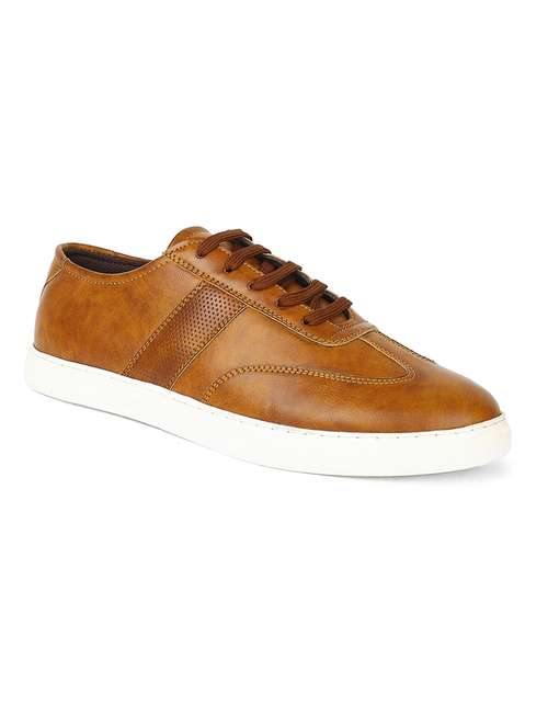 tan lace up sneaker - 17291118 - Very Small Image - 1