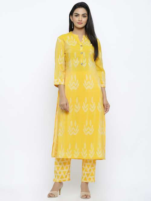 printed kurta pant set - 17375650 - Very Small Image - 1
