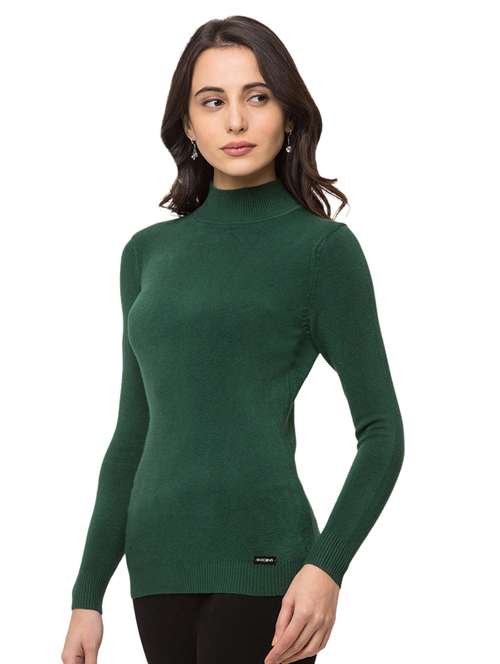 mock neck ribbed top - 17410136 - Very Small Image - 1