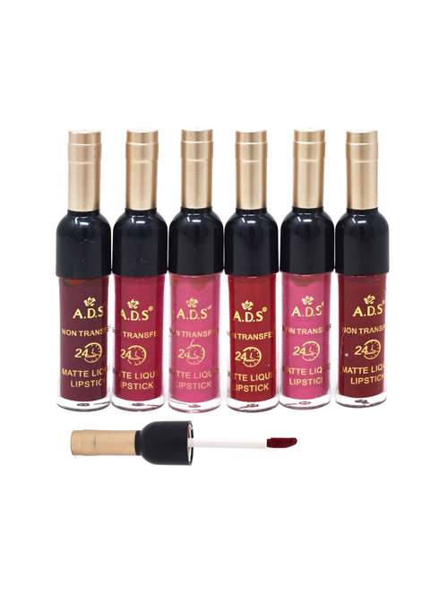 ads lips4u liquid matte lipstick, (a01807d), 5ml - 17434984 - Very Small Image - 1