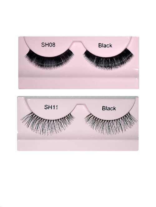 glamgals hollywood-u.s.a stylish soft thick reusable false eye lashes pack of 2 - 17440039 - Very Small Image - 1