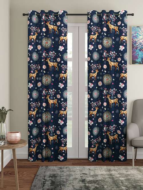 long door pack of 2 polyester curtain - 17477910 - Very Small Image - 1