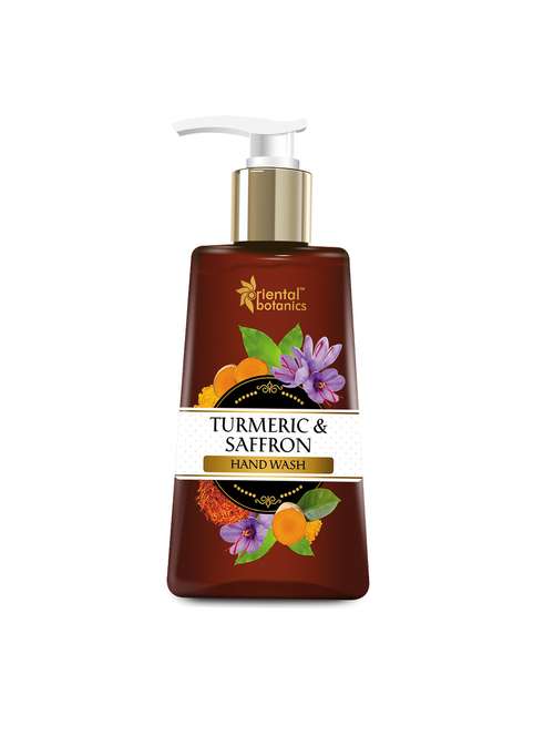 oriental botanics turmeric & saffron hand wash, 250ml - with neem, shea butter - 17508495 - Very Small Image - 1