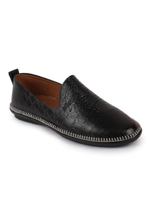 black pu slip on jutis - 17554509 - Very Small Image - 1