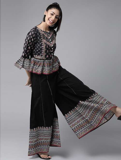 black cotton fusion set - 17633680 - Very Small Image - 1