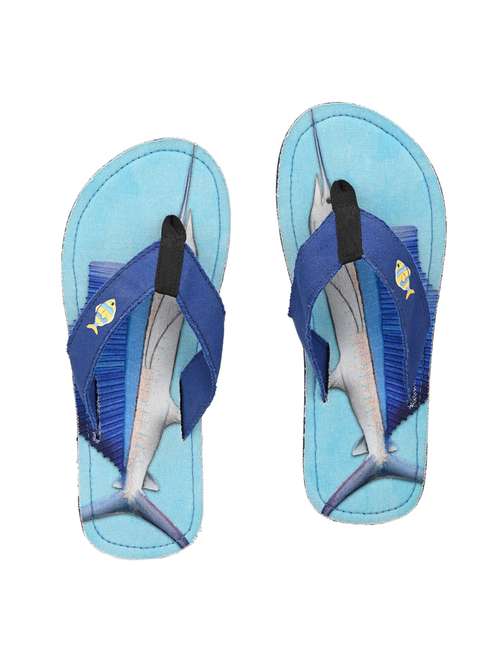 navy canvas slip on flip flops - 17638296 - Very Small Image - 1