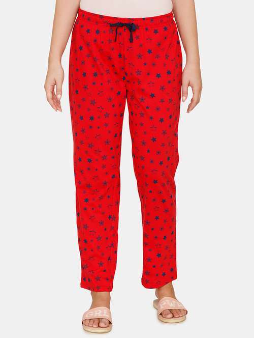 drawstring waist printed pajama - 17694028 - Very Small Image - 1