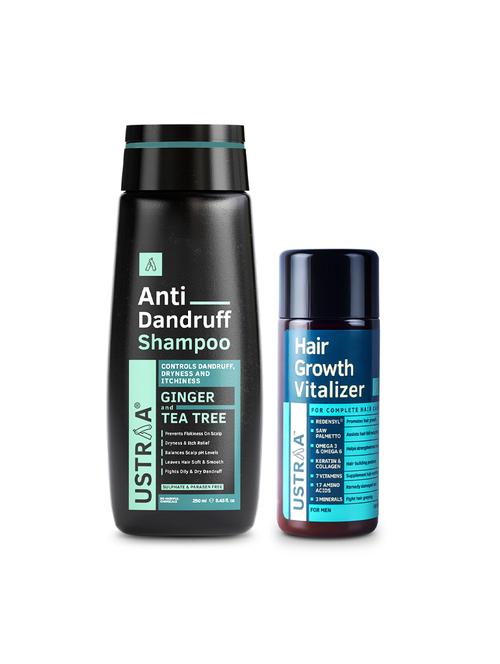 ustraa hair growth vitalizer - 100ml and anti dandruff shampoo - 250ml - 17733135 - Very Small Image - 1