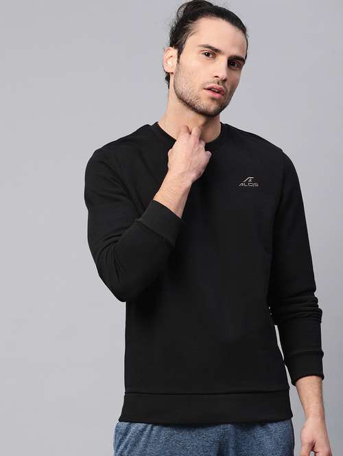 black solid sweatshirt - 17750884 - Very Small Image - 1