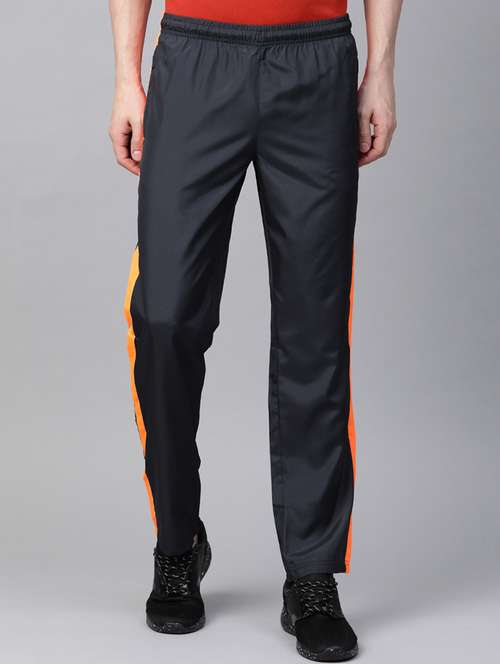 navy blue side taped full length track pant - 17751815 - Very Small Image - 1