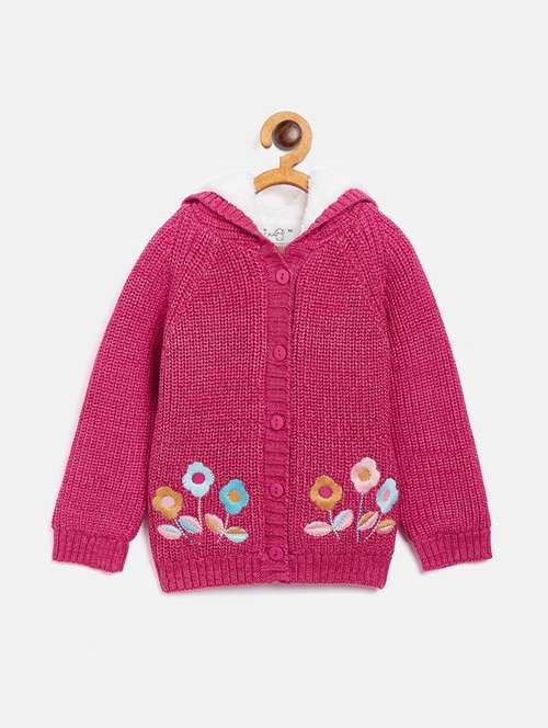 pink embroidered detail sweater - 17754764 - Very Small Image - 1