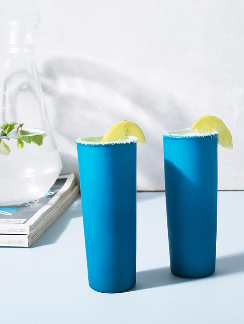 set of 4 tequilla shots glasses for parties, blue - 17765150 - Very Small Image - 1