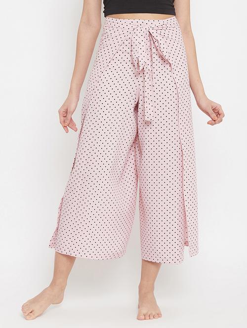 tie front polka dot pajama - 17773189 - Very Small Image - 1