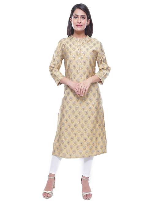 printed straight kurta - 17782901 - Very Small Image - 1