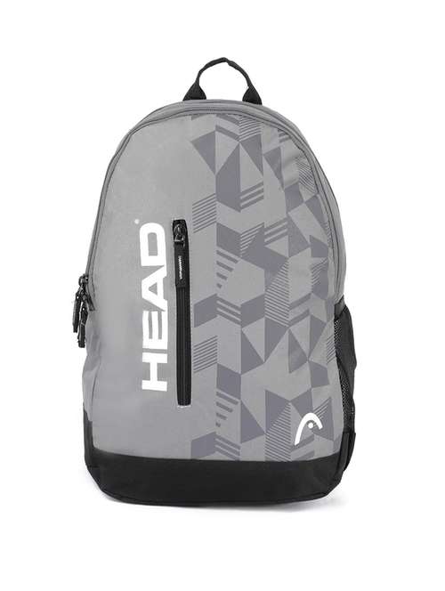 grey polyester backpack - 17813391 - Very Small Image - 1
