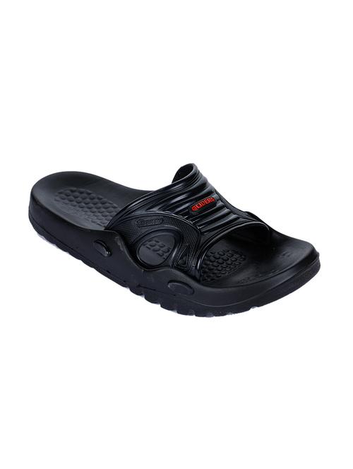 black pvc slip on slippers - 17840726 - Very Small Image - 1