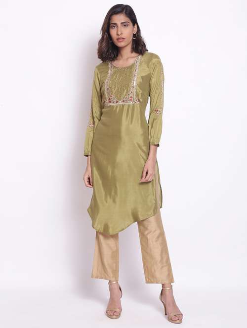 women's asymmetric kurta - 17888271 - Very Small Image - 1