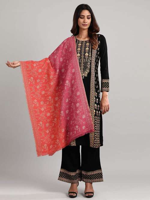women's florals shawl - 17911492 - Very Small Image - 1