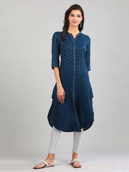 women's straight kurta - 17985046 - Very Small Image - 1