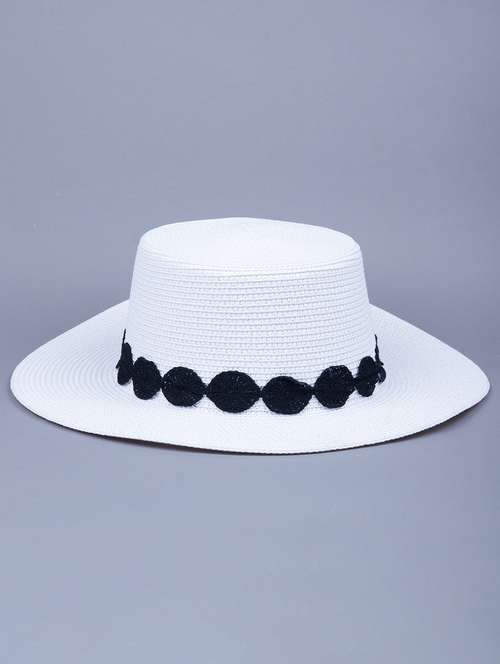 sophisticated white boater hat - 18066925 - Very Small Image - 1