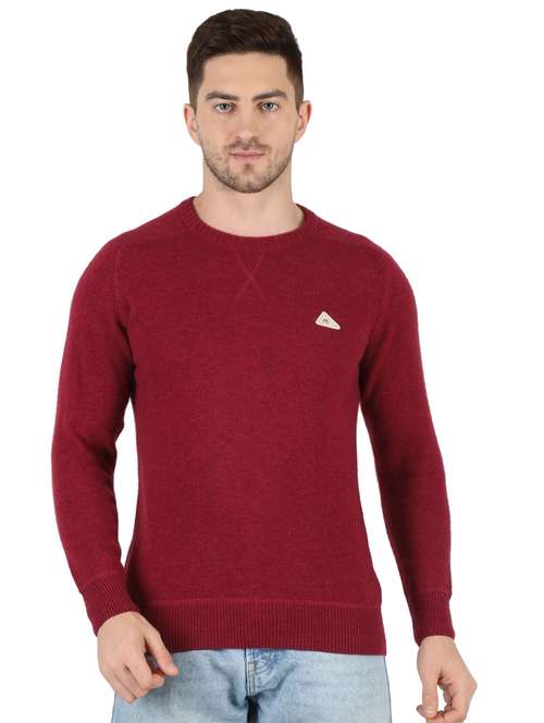 red wool pullover - 18110689 - Very Small Image - 1