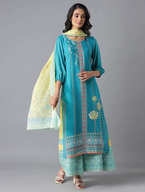 women's straight kurta - 18216465 - Very Small Image - 1