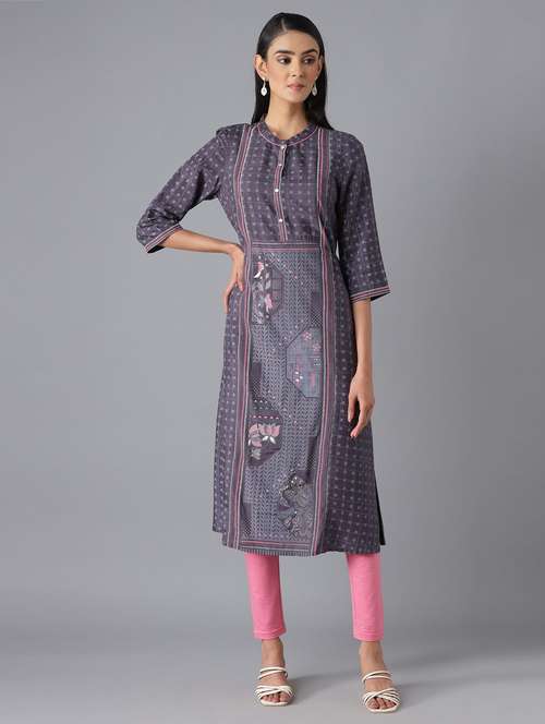 women's a-line kurta - 18216473 - Very Small Image - 1