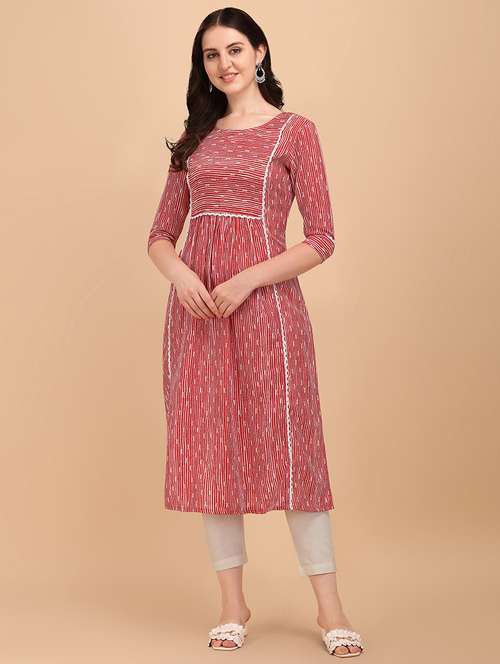 striped kurta pant set - 18220317 - Very Small Image - 1
