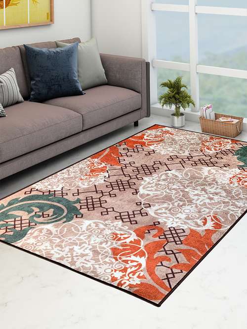 athom living aristrocrat premium anti slip printed carpet - 18236625 - Very Small Image - 1