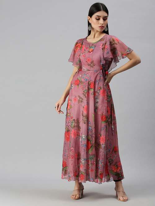 women's flared kurta - 18249220 - Very Small Image - 1