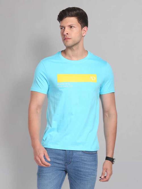 blue printed t-shirt - 18250323 - Very Small Image - 1