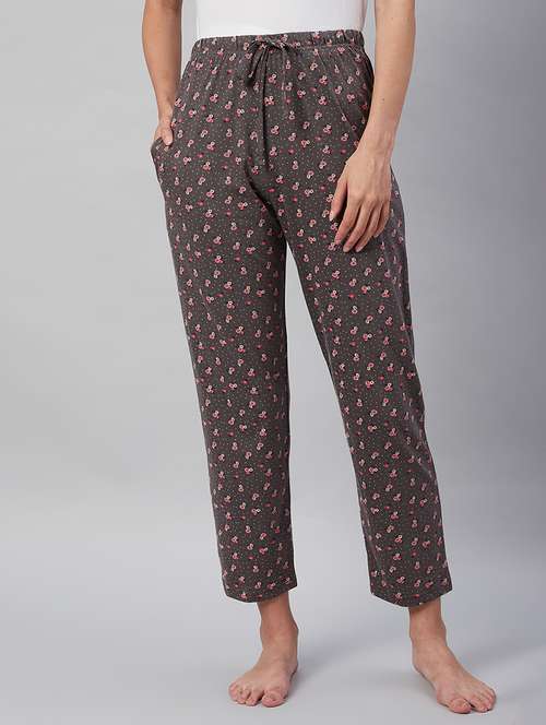 mid rise printed pajama - 18262008 - Very Small Image - 1