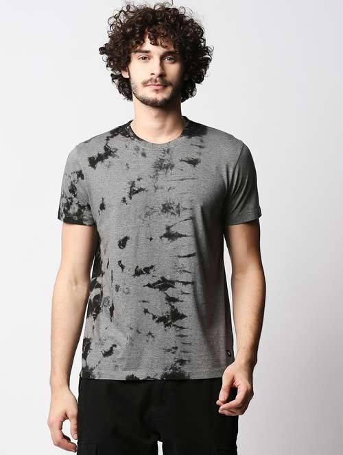 men tie & dye short sleeeves t-shirts - 18268601 - Very Small Image - 1