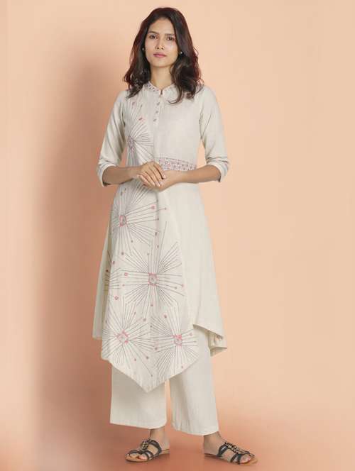 women's asymmetric kurta - 18286690 - Very Small Image - 1