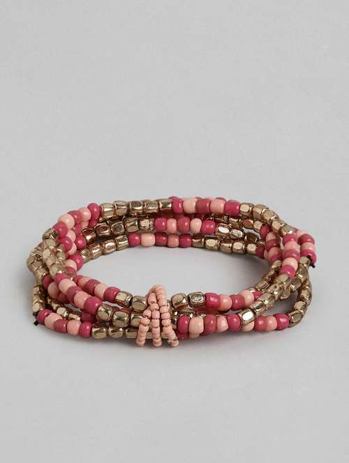 pink metal bangle bracelet - 18300701 - Very Small Image - 1