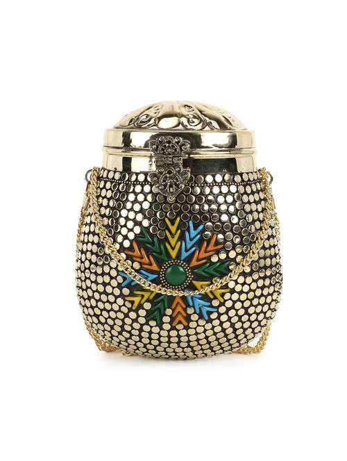 embellished box clutch - 18305581 - Very Small Image - 1