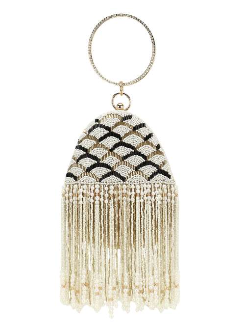beige embellished box clutch - 18369060 - Very Small Image - 1