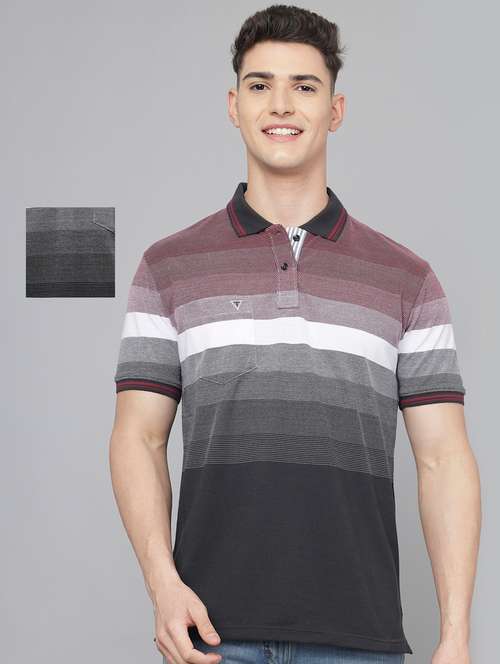 set of 2 printed polo t-shirt - 18397533 - Very Small Image - 1