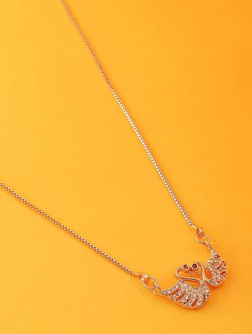 gold brass statement necklace - 18399833 - Very Small Image - 1