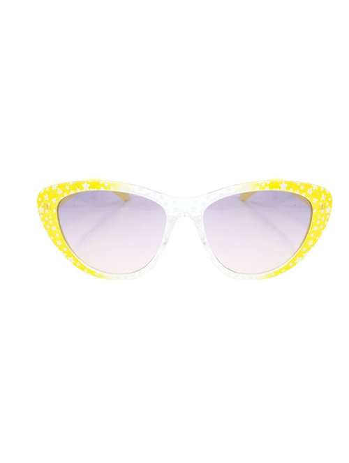 yellow polycarbonate sunglass - 18407529 - Very Small Image - 1