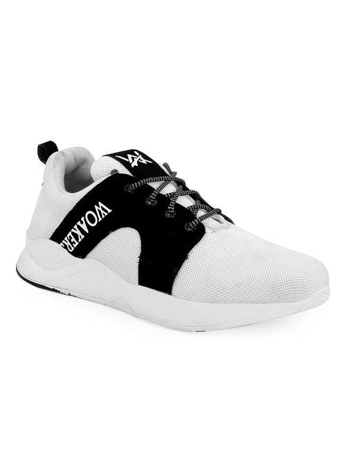 white lace up sport shoe - 18413148 - Very Small Image - 1